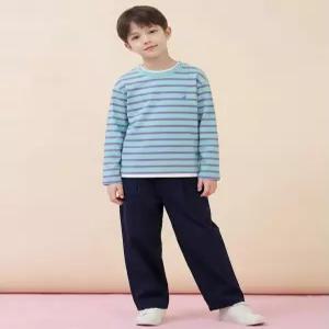 BI6141UE3L 빈폴 키즈 상의 Essential 스트라이프 긴소매 티셔츠 라이트 그린 3L 5