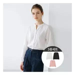 아사 면 셔링 블라우스 3종세트 1388116