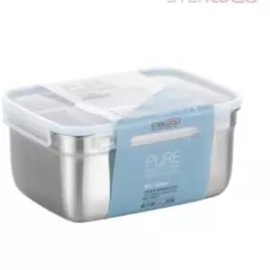 스텐락 퓨어 핸디 2호 6000ml 스텐용기단품 밀폐용기 락엔락 그릇 F08B8