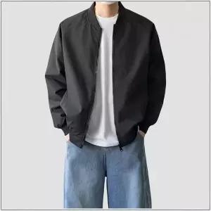 [벤티브]남자 베이직 항공점퍼 M~5XL 빅사이즈 블루종