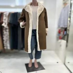 올앤선드리 리버시블 롱 무스탕 A6W9YJ941