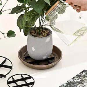감성 플랜테리어 화분 통풍 받침대 세트 과습방지 물받침 12cm 15cm r-C61AA
