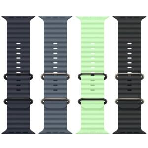 애플워치 울트라 3 2용 오션 스트랩 밴드 49mm 코레아 브레이슬릿 아이워치 시리즈 11 10 9 SE 8 7 6 5 4