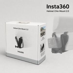 인스타360 헬멧 턱 마운트 2.0 (X6 X5 Ace Pro 2 X4 Air GO Ultra용) 범용 3-프롱 바이크 오토바이 POV 카