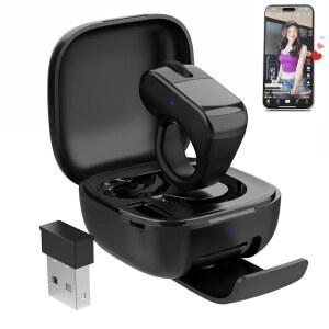 GUVOHUT TIKTOK SCROLLING RING 터치패드가 있는 AIR FINGER RING MOUSE 아이폰호환 / ANDROID PC용 BLUETOOTH /WIRELESS SCROLLER 카메라 VIDEO RECORDING KINDLE APP용 원격 제어기 (블랙)