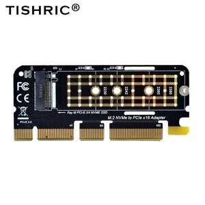 티쉬릭 PCI 익스프레스 라이저 SATA NVME 어댑터 to M2 NGFF SSD X1 X4 치아 채굴용 풀 스피드