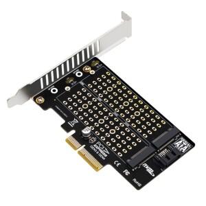 M.2 NVMe SSD-PCIE 확장 카드 지원 PCIEX4 X16 SSD 2242/30/60/80 Dropsale
