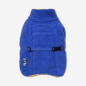 예일 EMBROIDERY DAN THINSULATE DOGGY PADDING BLUE 니트티 니트웨어 YD10PW1003BL XYYHZTFQ