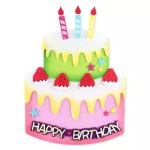 스터닝팩토리 TBZ 7000 펠트 생일케이크 신형 투톤 어린이교구 만들기재료 만들기패키지 만들기놀이