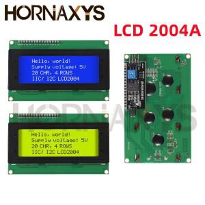 LCD2004+I2C 20x4 2004A 블루 그린 스크린 문자 LCD IIC 시리얼 인터페이스 어댑터 모듈
