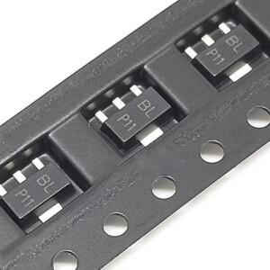 (100개) BCX56-16 (마킹 BL P11) SOT-89 80V 1A SMD 크리스탈 트라이오드