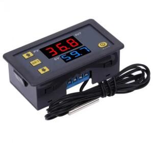W3230 릴레이 출력 디지털 온도 컨트롤러 -55~120 ° C 조절기 냉난방 제어 스위치 12V 24V 110-220V