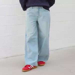 드로우핏 우먼 세미 로우라이즈 와이드 진 [LIGHT BLUE] DFWMDN3301LBL 3484903