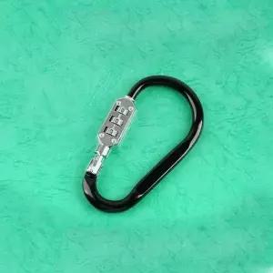 카라비너(D형 스틸 Number Lock (11cm)