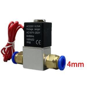 솔레노이드 밸브12V 24V 220V 공압식 전기식 2위치 2포트 상시 닫힘형 에어 마그네틱 밸브 6mm 8mm 호스 바