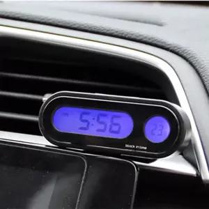 차량용 LED 조명 디지털 온도 장식 액세서리 자동차 전기 차량용시계