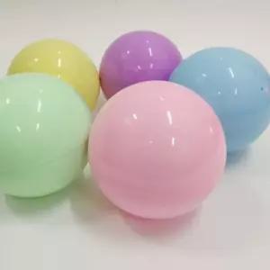 랜덤 추첨 뽑기볼 원형 캡슐 60mm 10p 데코용품 장난감뽑기 뽑기공병 Z-16EC4