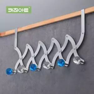 키친아트 자바라 도어훅 도어후크 옷걸이 행거 도어훅 옷수납 옷정리