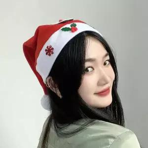 [인테리어가구]눈꽃 크리스마스 산타 모자 산타복장 산타분장 크리스마스 파티룩 크리스마스코 (S27712661)