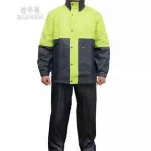 남자 라이더 우비 배달용 우의 다회용 골프 등산 비올때 낚시