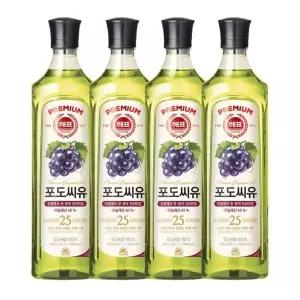 사조 포도씨유 900mL x 4개