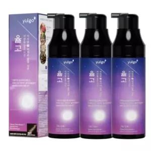 율고 새치 염색샴푸 자연을 담은 시간 순한 새치 염색샴푸 흑갈색 200ml 3개