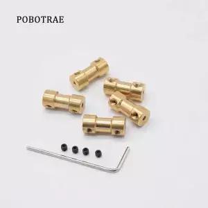 Rc 자동차 보트 비행기 2/2.3/3/3.17/4/5/6mm 모터 샤프트 커플 링 커플러 커넥터 슬리브 어댑터 구리
