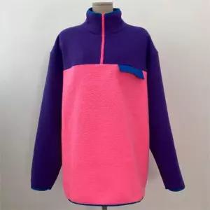 [SidMarket] 아노락 후리스 플랩 배색 집업 C2R18 빅사이즈여성