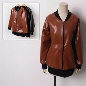[SidMarket] 페이크레더라이더집업 21D108B 빅사이즈 여성