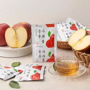 청순한농부 영주 순수 100% 사과즙 100포
