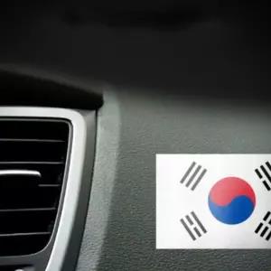 자동차 태극기 스티커 반사 튜닝 데칼 2P