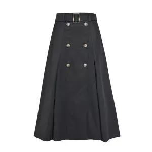 JJ지고트 트렌치 벨트 롱 스커트 GRAN0SK111