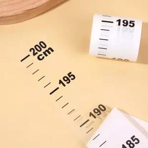 투명 키재기 스티커 200cm 롤타입 아이 성장기록 벽부착용