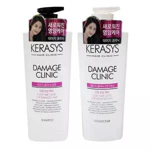 케라시스 데미지 클리닉 오리지널 600ml 샴푸 린스 케라시스 샤워 목욕 욕실용품 컨디셔너 -TJ