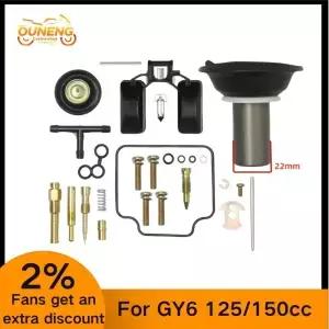 22mm 오토바이 기화기 수리 키트 GY6 125cc PD24J LANCE ZNEN JONWAY NST KYMCO SUNL BAJA 모페드 스쿠터용