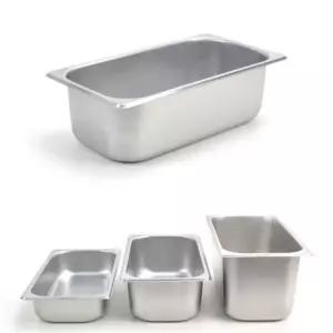 스텐27종 높이 3분의1 스텐 밧드 바트 뚜껑별도 10cm