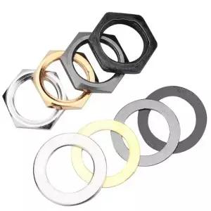 뛰어난 내구성 가스켓 너트 9.36mm 기타 소켓 잭 와셔 세트 뮤지컬 베이스 액세서리
