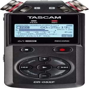TASCAM DR-05XP 32비트 플로트 휴대용 필드 레코더 및 USB-C 오디오 인터페이스 - 비디오 팟캐스팅을 위한