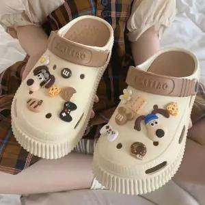 슬리퍼 슈즈 키높이 통굽 미끄럼방지 캐주얼