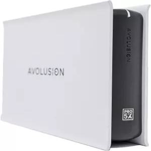 PS5 게임 콘솔용 어볼루전 PRO-5X 시리즈 8TB USB 3.0 외장 게이밍 하드 드라이브(화이트) - 2년 보증
