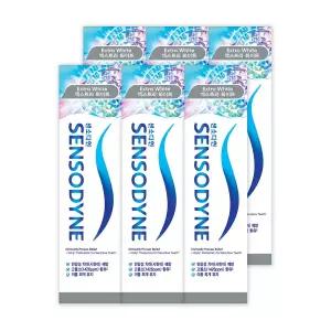 센소다인 엑스트라 화이트 치약 120g x 6개