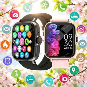 빔시계 2026 스마트 워치 안드로이드 IOS 폰 통화 83 트래커 응답 시계 남성 블루투스 스크린 인치 컬러 1 여성