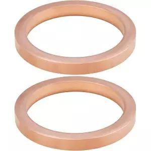 ECSiNG 2PCS 오토바이 배기 머플러 켓 링 18291-MN5-650 혼다 ATC125M 1986-1987 1980 호환