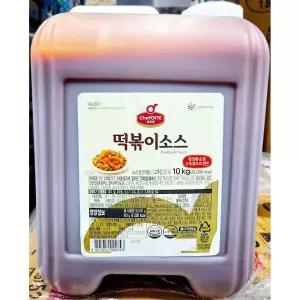대상 떡볶이소스 10kg 식당용 식자재 대용량 업소용 요리용 스테이크 캠핑용