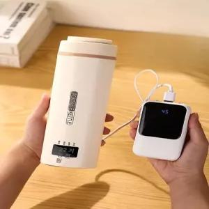 차량용 전기포트 usb 텀블러 라면포트 가열 휴대용 미니포트