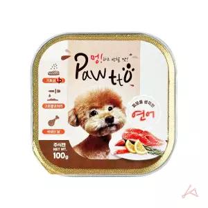 포또 주식캔 강아지용(연어)