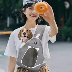 펫테일 강아지 슬링백 포대기 펫이동가방 강아지가방 강아지외출가방 애견이동가방 애견슬링백포대기