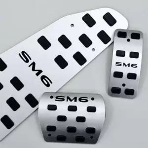 SM6 페달 커버 논슬립 오토 차량 튜닝 페달 용품