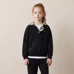닥스키즈 DAKS KIDS 하우스체크 패딩후드 기모 티셔츠 블랙 DVTS6D703M BK_P43672365