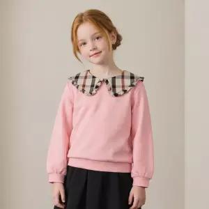 닥스키즈 DAKS KIDS 여아 하우스체크 카라 맨투맨 핑크 DFTS6C604M PK_P433809572 DFTS